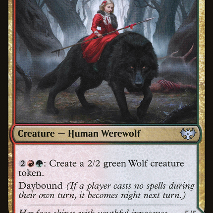 Child of the Pack // Savage Packmate (VOW-234) - Innistrad: Crimson Vow: (Double Faced Transform) Foil