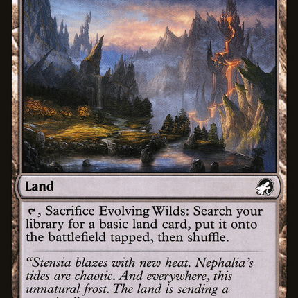 Evolving Wilds (MID-261) - Innistrad: Midnight Hunt Foil