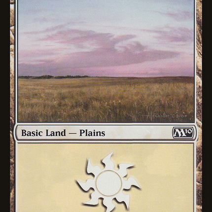 Plains (M10-230) - Magic 2010 Foil