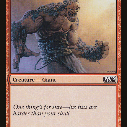 Bonebreaker Giant (M12-123) - Magic 2012 Foil