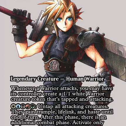 Najeela, the Blade-Blossom (FCA-042) - FINAL FANTASY: Through the Ages / Cloud Strife (Borderless)