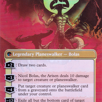 Nicol Bolas, the Ravager // Nicol Bolas, the Arisen (SLD-1158) - Secret Lair Drop (Borderless) Foil