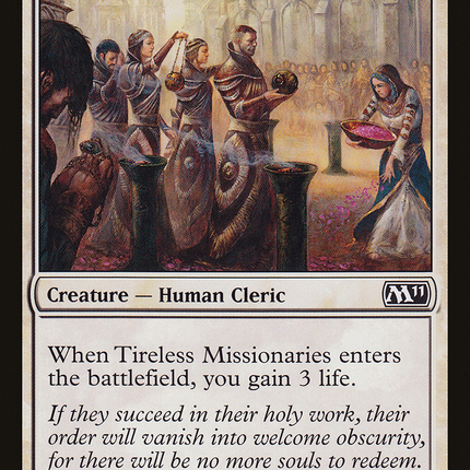 Tireless Missionaries (M11-036) - Magic 2011