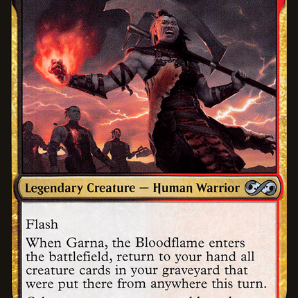Garna, the Bloodflame (UMA-200) - Ultimate Masters Foil