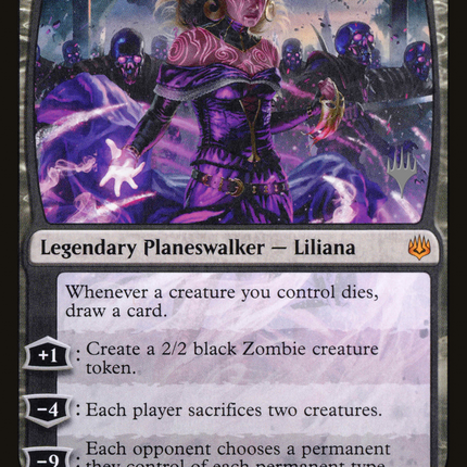 Liliana, Dreadhorde General (PPTHB-097) - War of the Spark Promos