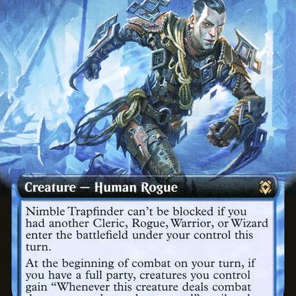 Nimble Trapfinder (ZNR-332) - Zendikar Rising: (Extended Art) Foil