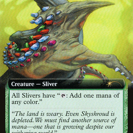 Gemhide Sliver (SLD-648) - Secret Lair Drop: (Extended Art) Foil