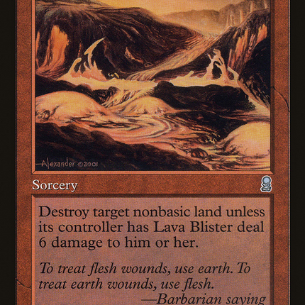 Lava Blister (ODY-200) - Odyssey Foil