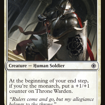Throne Warden (CN2-025) - Conspiracy: Take the Crown Foil