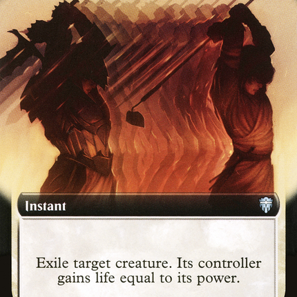Swords to Plowshares (CMR-627) - Commander Legends: (Extended Art)