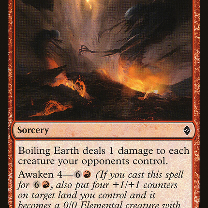 Boiling Earth (BFZ-142) - Battle for Zendikar Foil