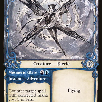 Hypnotic Sprite // Mesmeric Glare (ELD-283) - Throne of Eldraine: (Showcase) Foil