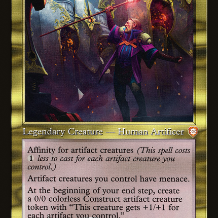Urza, Chief Artificer (BRC-040) - The Brothers' War Commander Etched Foil