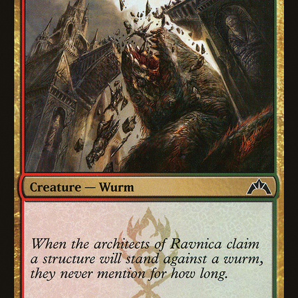 Ruination Wurm (GTC-192) - Gatecrash Foil