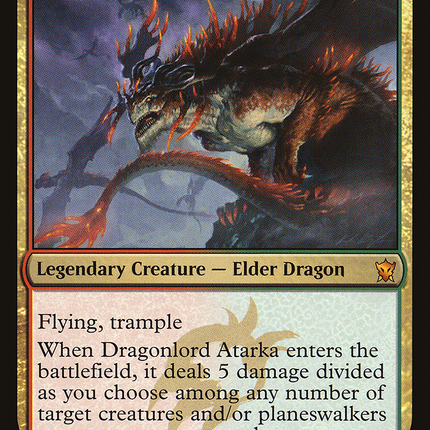 Dragonlord Atarka (DTK-216) - Dragons of Tarkir