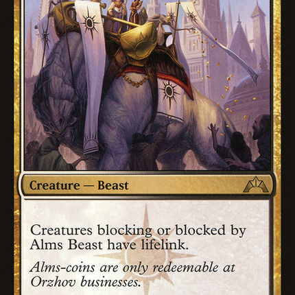 Alms Beast (GTC-141) - Gatecrash Foil