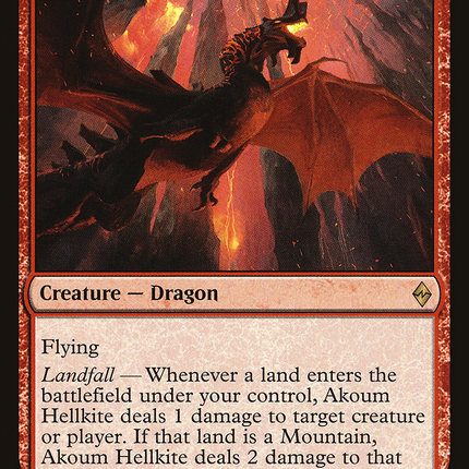 Akoum Hellkite (BFZ-139) - Battle for Zendikar