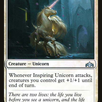 Inspiring Unicorn (GRN-016) - Guilds of Ravnica