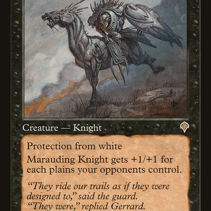 Marauding Knight (INV-110) - Invasion Foil