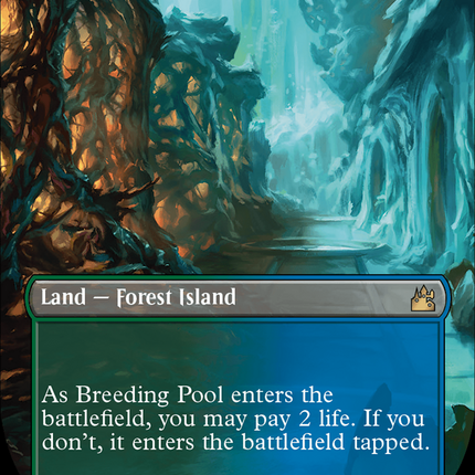 Breeding Pool (RVR-293) - Ravnica Remastered (Borderless) Foil
