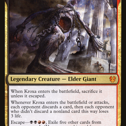 Kroxa, Titan of Death's Hunger (THB-221) - Theros Beyond Death
