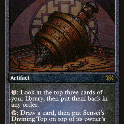 Sensei's Divining Top (Foil Etched) (2X2-566) - Double Masters 2022 Foil