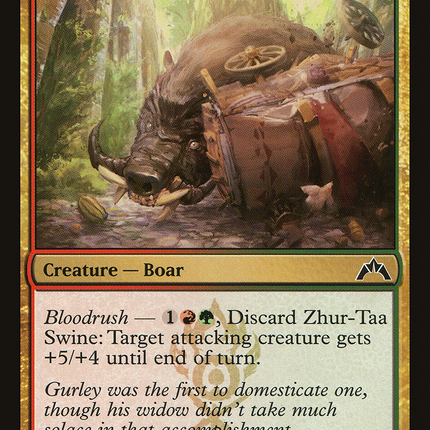 Zhur-Taa Swine (GTC-210) - Gatecrash Foil