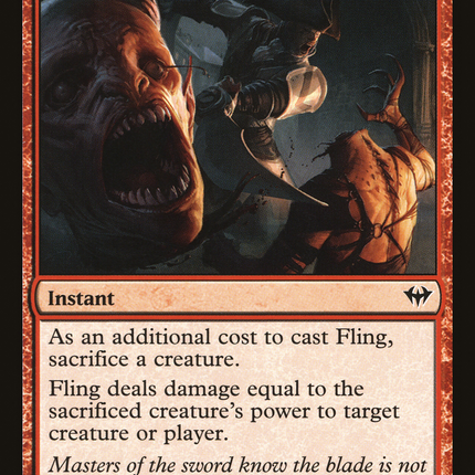 Fling (DKA-090) - Dark Ascension Foil