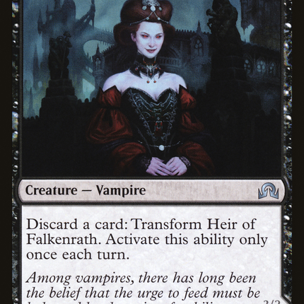 Heir of Falkenrath // Heir to the Night (SOI-116) - Shadows over Innistrad: (Double Faced Transform)