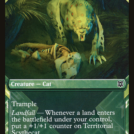 Territorial Scythecat (ZNR-310) - Zendikar Rising: (Showcase) Foil