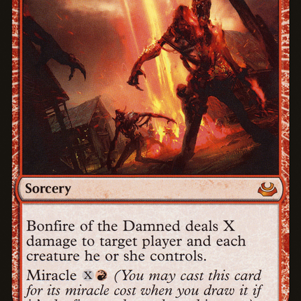 Bonfire of the Damned (MM3-091) - Modern Masters 2017: (miracle) Foil