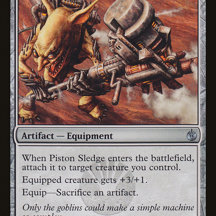 Piston Sledge (MBS-124) - Mirrodin Besieged Foil
