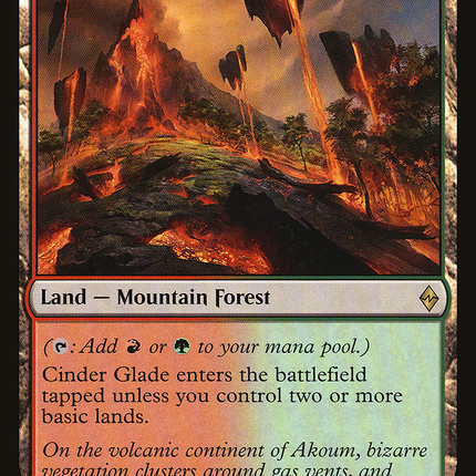 Cinder Glade (BFZ-235) - Battle for Zendikar Foil