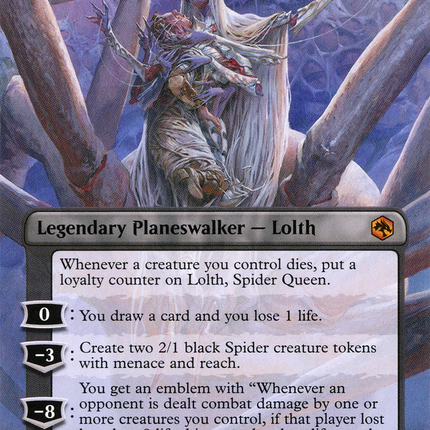 Lolth, Spider Queen (AFR-284) - Adventures in the Forgotten Realms (Borderless)