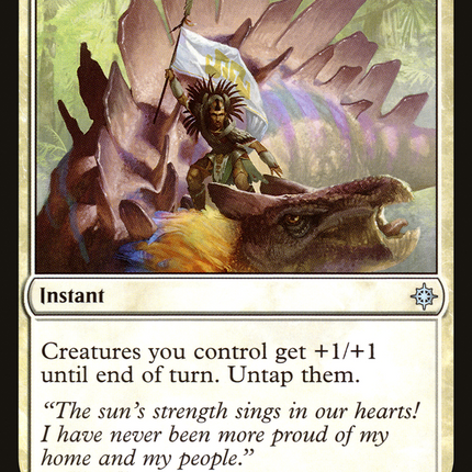 Rallying Roar (XLN-030) - Ixalan Foil