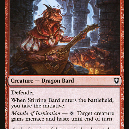 Stirring Bard (CLB-195) - Commander Legends: Battle for Baldur's Gate