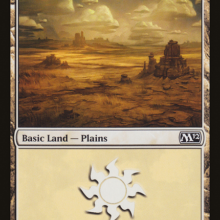 Plains (M12-232) - Magic 2012 Foil