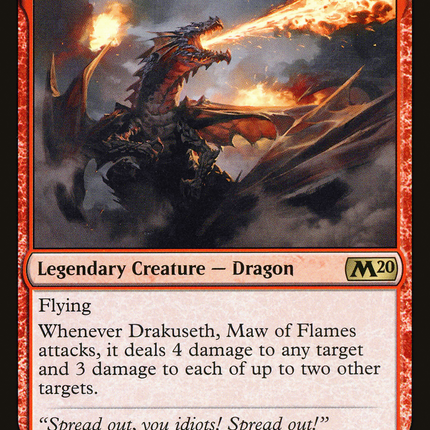 Drakuseth, Maw of Flames (M20-136) - Core Set 2020 Foil