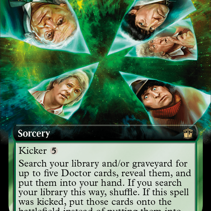 The Five Doctors (WHO-394) - Doctor Who: (Extended Art) Foil