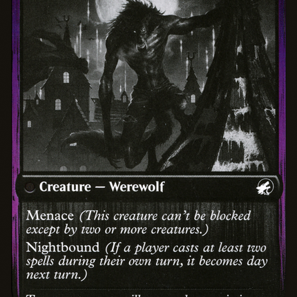 Shady Traveler // Stalking Predator (DBL-120) - Innistrad: Double Feature: (Double Faced Transform) Foil