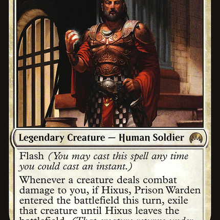 Hixus, Prison Warden (ORI-019) - Magic Origins Foil