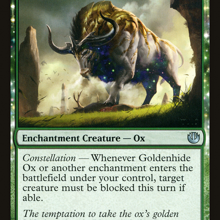 Goldenhide Ox (JOU-125) - Journey into Nyx: (enchantment) Foil