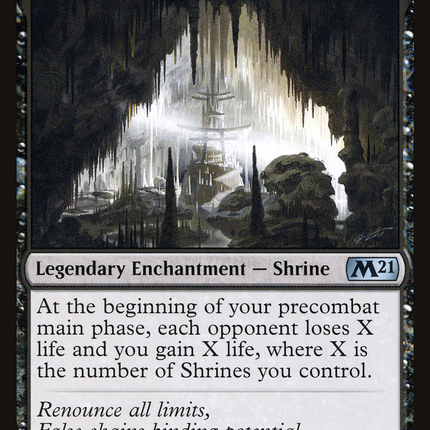 Sanctum of Stone Fangs (M21-120) - Core Set 2021 Foil