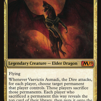 Vaevictis Asmadi, the Dire (M19-225) - Core Set 2019