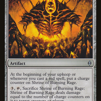 Shrine of Burning Rage (NPH-153) - New Phyrexia