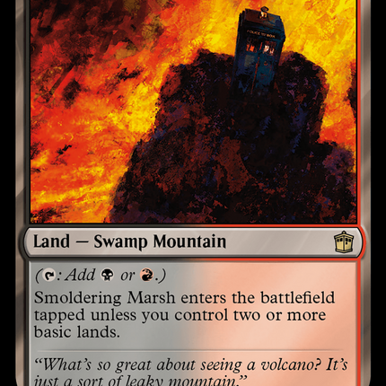 Smoldering Marsh (WHO-307) - Doctor Who Foil