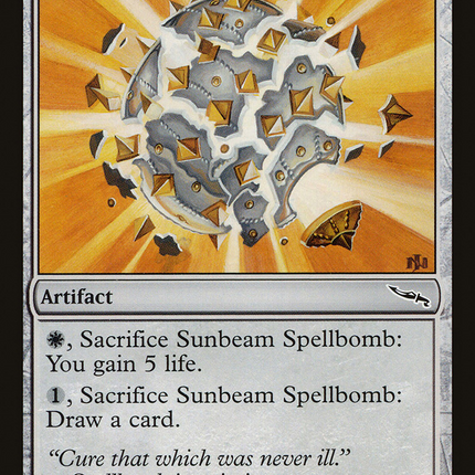 Sunbeam Spellbomb (MRD-250) - Mirrodin Foil