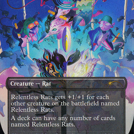 Relentless Rats (SLD-756) - Secret Lair Drop (Borderless) Foil