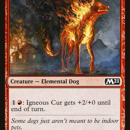 Igneous Cur (M21-153) - Core Set 2021 Foil