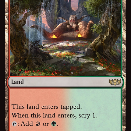Temple of Abandon (TDC-400) - Commander: Tarkir: Dragonstorm